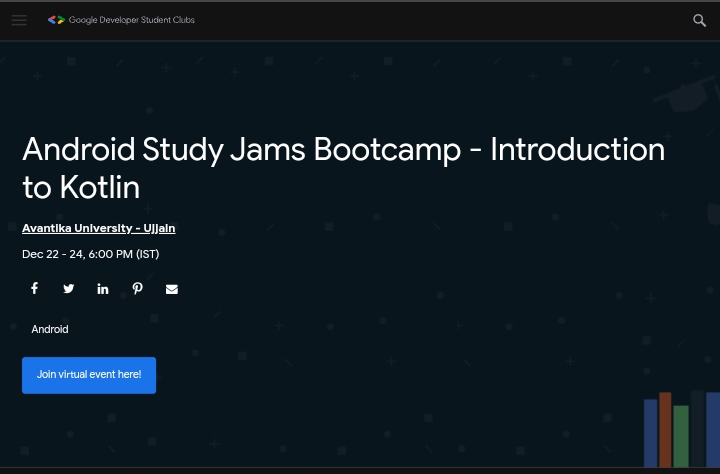 Android Study Jam Bootcamp from Google