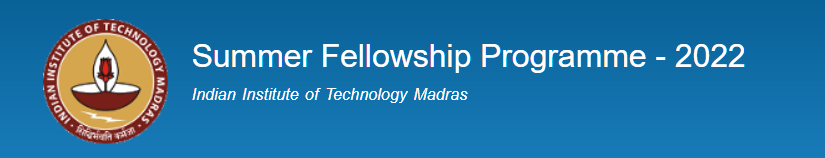 IIT Madras Summer Fellowship Program 2022 - Course Joiner