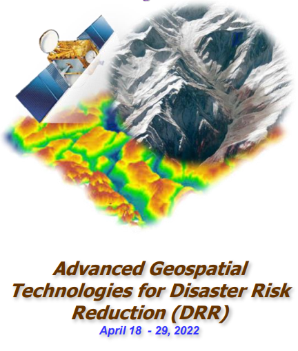 ISRO Advanced Geospatial Technologies for Disaster Risk Reduction (DRR) Course - Course Joiner