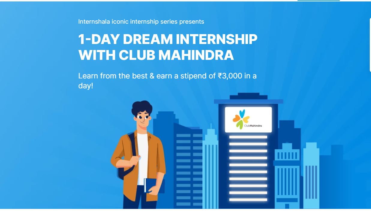 Mahindra 1-day Dream Internship