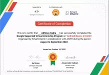 AICTE & GOOGLE Virtual Internship Program| Android application development in Kotlin Internship| Free Google Certified Internship| Apply by 31 March 2023 AICTE & GOOGLE Virtual Internship