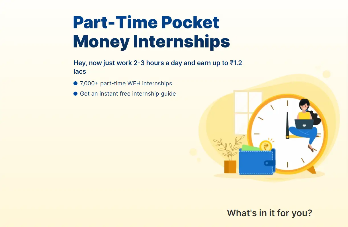 Internshala Part-Time Pocket 
