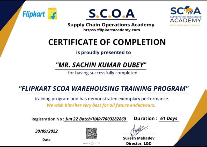 Flipkart Certified Online Training