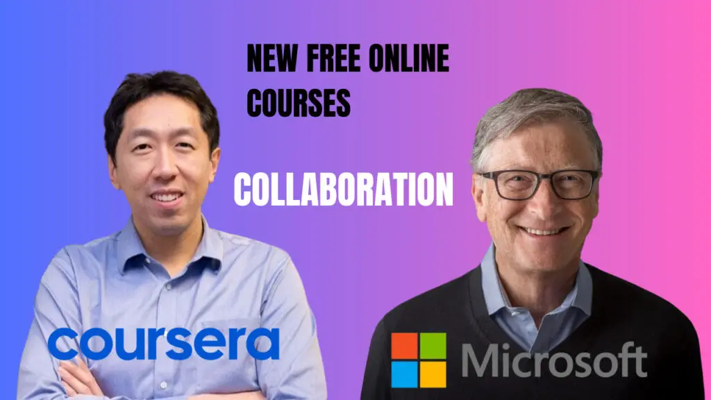 New Free online course Microsoft & Coursera Founder Andrew NG