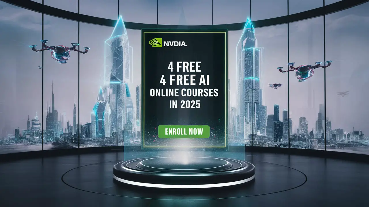 4 Free AI Online Courses by NVIDIA Enroll Now in 2025