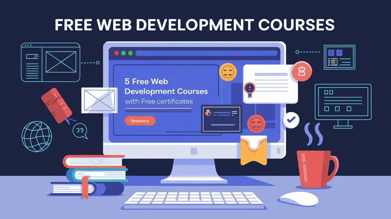 5 FREE Web Development Courses with Free Certificates | Full Stack ...