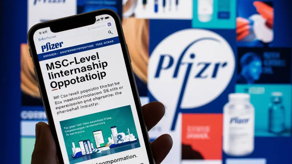 Online Pfizer Internship Opportunity for MSc & MTech Apply Now in 2025