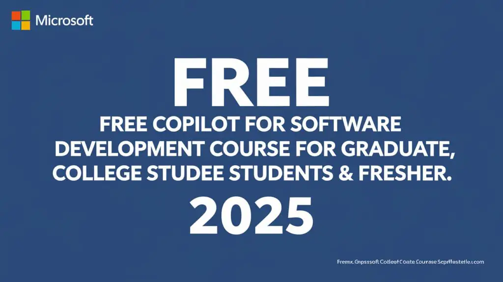 Microsoft Free Copilot for Software Development Course