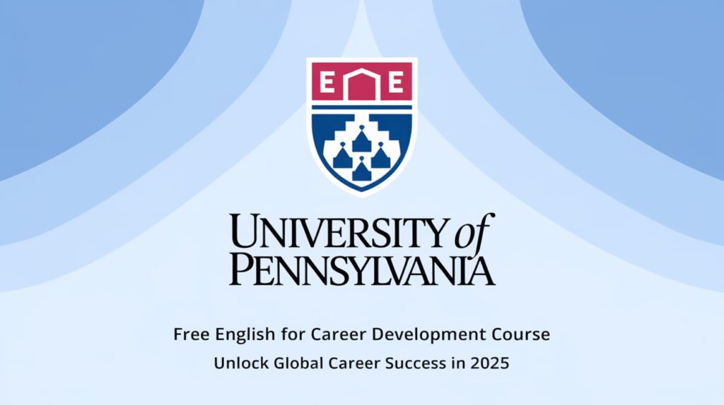 University of Pennsylvania Free English for Career Development Course