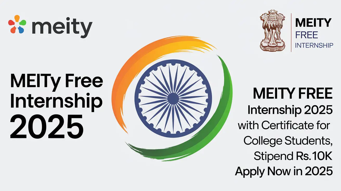 Meity Free Internship 2025 with Certificate For College Students ...