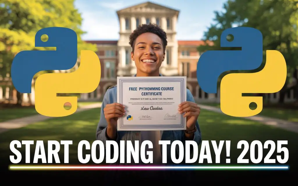 FREE Python Programming Course For Beginner Start Coding Today! 2025