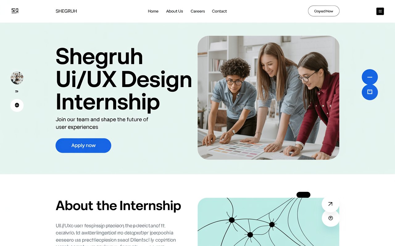 UI/UX Designer Intern at Shegruh [Work From Home; Remote; Certificate ...