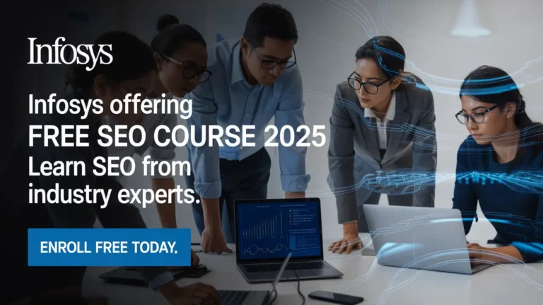 Infosys Offering FREE SEO Course 2025 – Learn SEO from Industry Experts