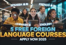 5 Free Foreign Language Courses for College Students – Apply Now 2025