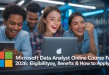 Microsoft Data Analyst Online Course Free 2026: Eligibility, Benefits & How to Apply