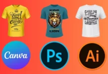 T-Shirt Design Mastery: Illustrator, Photoshop and Canva – (Free Course)