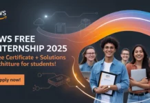 AWS FREE Internship 2025 – Free Certificate + Solutions Architecture for Students!