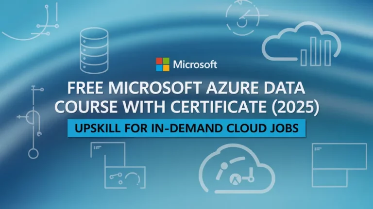 Free Microsoft Azure Data Course With Certificate (2025) – Upskill for In-Demand Cloud Jobs