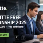 Deloitte FREE Internship 2025 – Stipend Rs. 7k + FREE Certificate | Apply by 15 Nov!