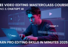 FREE Video Editing Course Using CapCut & ChatGPT AI – Learn Pro Editing Skills in Minutes 2025 FREE Video Editing Masterclass Course