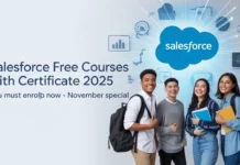 Salesforce Free Courses with Certificate 2025 – You Must Enroll Now in Nov Month