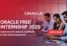 Oracle FREE Internship 2025 – Apply Now for Stipend, Certificate & Real-World Experience