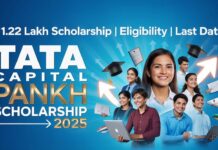 Tata Capital Pankh Scholarship 2025: Amount Rs.1.22 Lakh, Eligibility & Last Date Explained