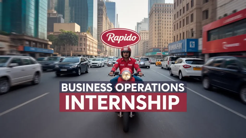 Business Operations Internship by Rapido [Stipend Rs. 25k Monthly, 3 Months] Mumbai | Apply by 31 Dec