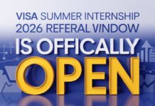 Visa Summer Internship 2026 referral window is officially OPEN (Only open till December 10th)