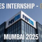 Paytm Sales Internship – Gold – Mumbai 2025; Check Stipend; Other Details: Apply Now!