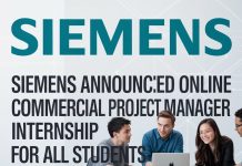 Siemens Announced Online Commercial Project Manager Internship for All Students, With Certificate Apply ASAP